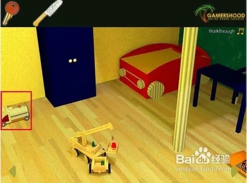 逃出黄色儿童房间攻略