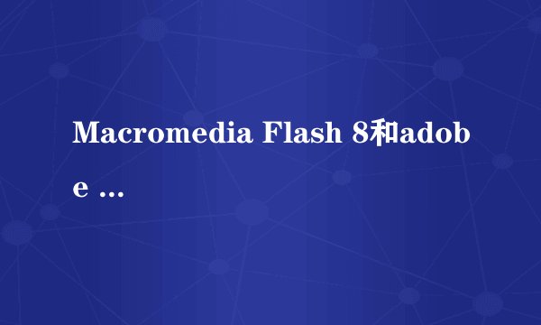 Macromedia Flash 8和adobe flash player 10 ActiveX有什么区别？不懂装懂的请离开