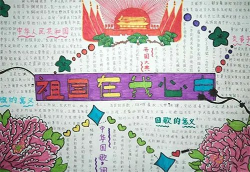 2020国庆节手抄报清楚文字