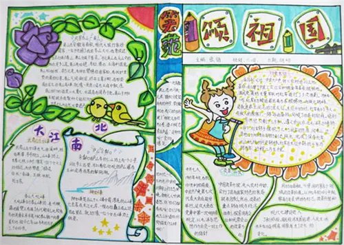 2020国庆节手抄报清楚文字