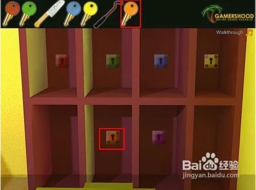 逃出黄色儿童房间攻略