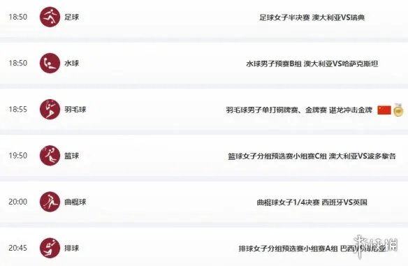 东京奥运会8月2日赛程 8月2日奥运会赛程分享