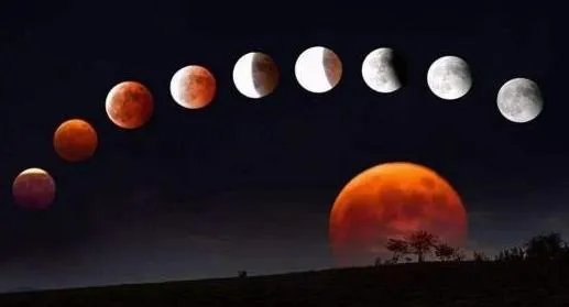 2018年星象吓人:2018百年天文奇观超级蓝血月亮(图)