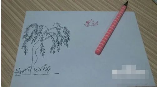 春天的画儿童画画