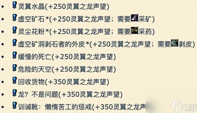 灵翼之龙声望开启任务怎么做-灵翼之龙声望指南