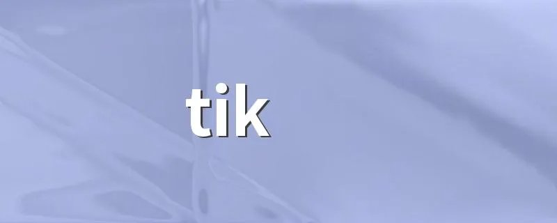 tik tok是什么软件 tik tok是抖音吗