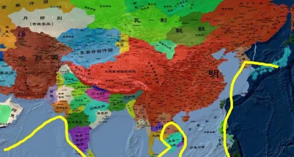 明朝的时候，中国共有多少藩国，历史上有什么记载？