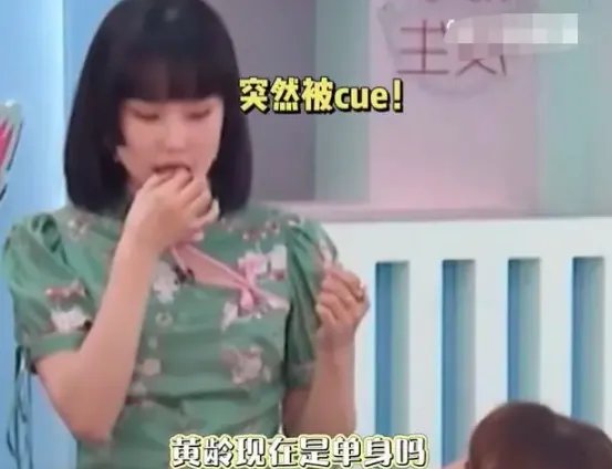 黄龄在什么节目中自曝已有男友？