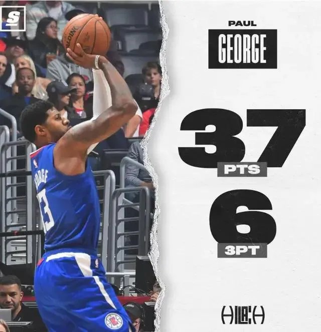 乔治20分钟砍37分率队大胜老鹰。卡乔合体后，联盟是不是要大结局了？