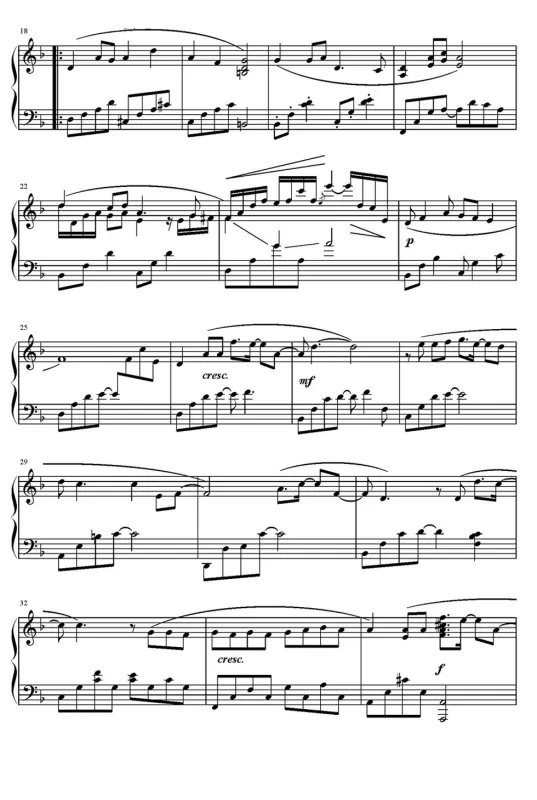 时间都去哪儿了张碧晨钢琴谱五线谱文武贝版