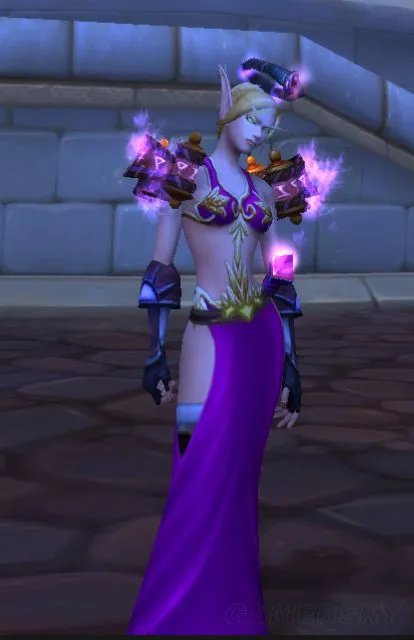 《魔兽世界》血精灵女法师精品幻化推荐