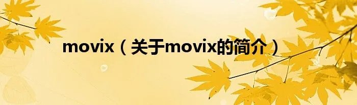 movix(关于movix的简介)