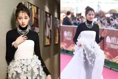 关晓彤回应红毯 现在不好以后会继续改进的