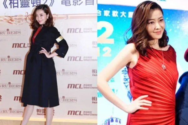 熊黛林孕肚看雪景 身材丰满孕味十足