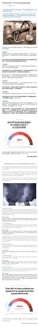 世卫组织打脸海尔:从未颁全球健康空气领袖品牌