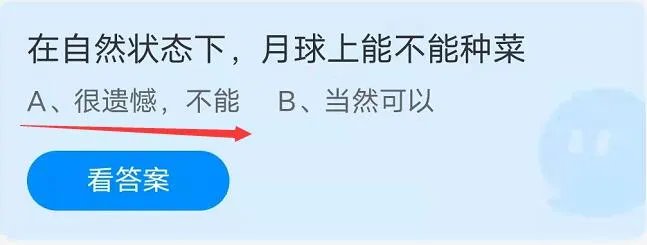 在自然状态下,月球上能不能种菜