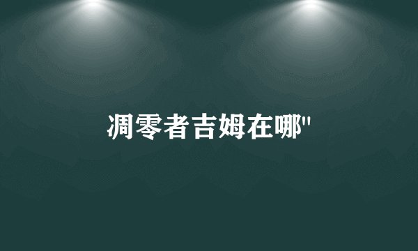 凋零者吉姆在哪