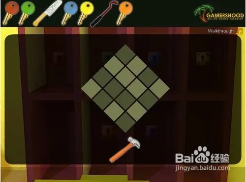 逃出黄色儿童房间攻略