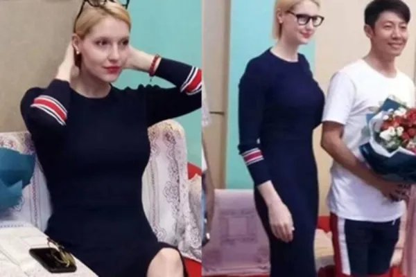 撒贝宁携妻回母校 相识相恋恩爱异常