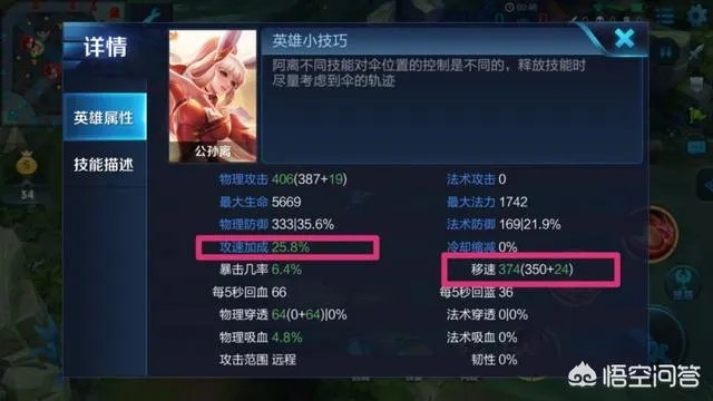 王者荣耀阿离基础攻击间隔增加20%什么意思？