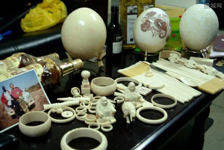 海关破获象牙走私 收购大量象牙走私进境