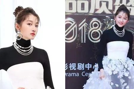 关晓彤回应红毯 现在不好以后会继续改进的