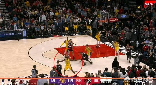 湖人VS开拓者,如何评价比赛还没结束,隆多放弃防守和场边妹子聊天的行为?