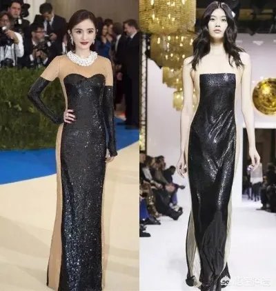 奚梦瑶维密跌倒再登台走秀，第二件裙子是杨幂同款吗？