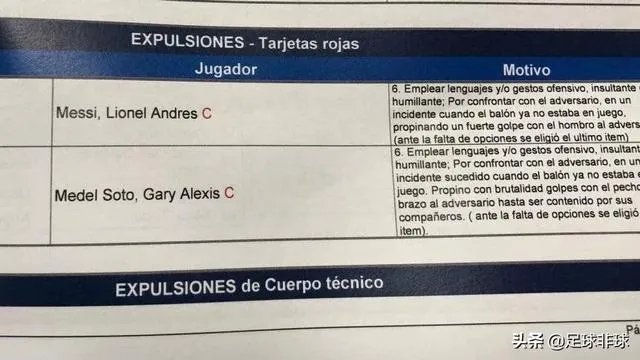 梅西的犯规真的到了被红牌罚下的程度吗？