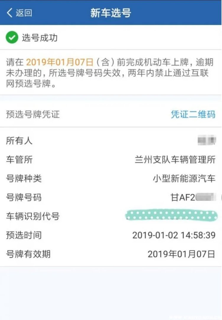 怎么在网上选车牌号