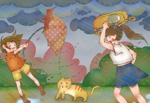 杭州昨晚暴雨突袭:开车如行船 杭州今仍有强降雨伴雷暴大风