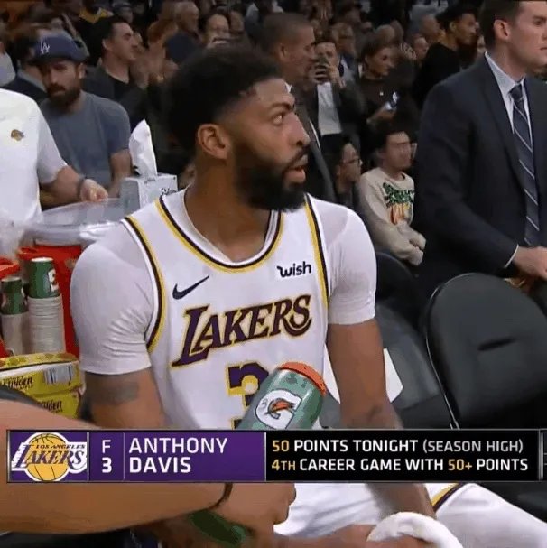 浓眉哥得50分以上的比赛