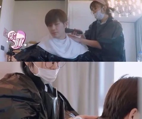 阚清子帮董力剪头发什么情况 Tony托尼阚上线画面曝光