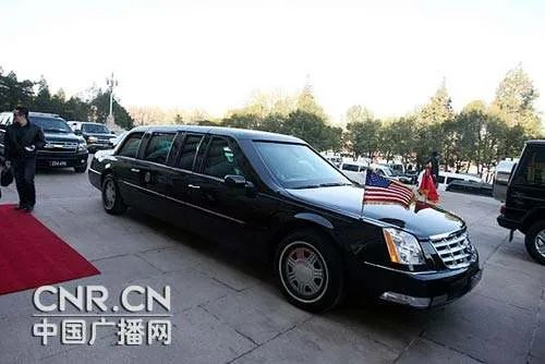 奥巴马访华车队