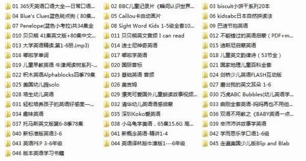 小学1-6年级视频教程全套